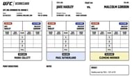 Jake Hadley defeats Malcolm Gordon by TKO (strikes) at 1:01 of Round 1